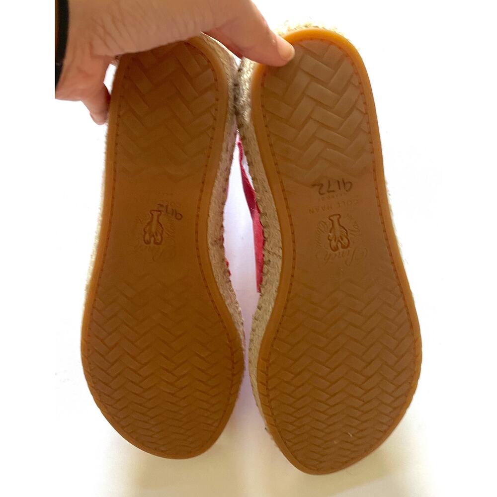 Cole Haan Leather Slingback Cushioned Sandals Pink Size 8 - Picture 7 of 8